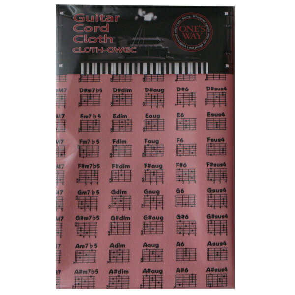 Jim Dunlopԥå2礬ĤƤONE'S WAY/󥺥 CLOTH-OWGC PINK/ԥ Microfiber GUITAR CODE CLOTH ޥեСɥP5