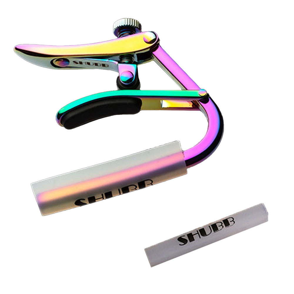 【日本国内正規代理店モデル】交換クリアスリーブ付 SHUBB カポタスト アコギ用 C1p/C + R-1/C