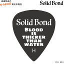 横山健 シグネイチャーピック ティアドロップ ブラック ヘヴィ ken yokoyama Teardrop Pick 3 Black Heavy PD3-BKH ギターピック　ヨコヤマケン SOLID BOND ソリッドボンド ケンヨコヤマ