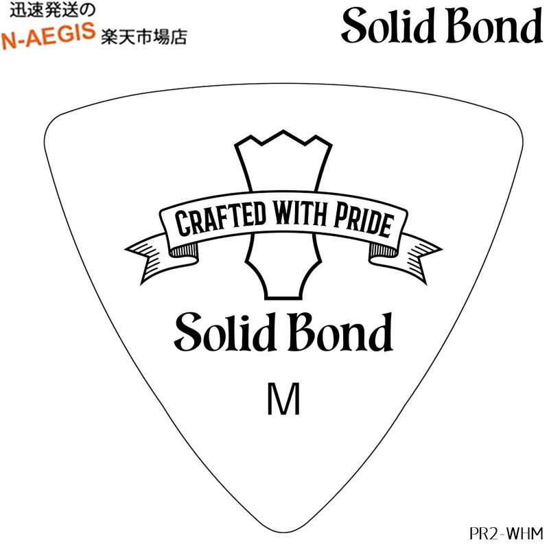  ͥ㡼ԥå ȥ饤󥰥 ۥ磻 ߥǥ ken yokoyama Triangle Pick 2 White Medium PR2-WHMԥå襳ޥ SOLID BOND åɥܥ 襳