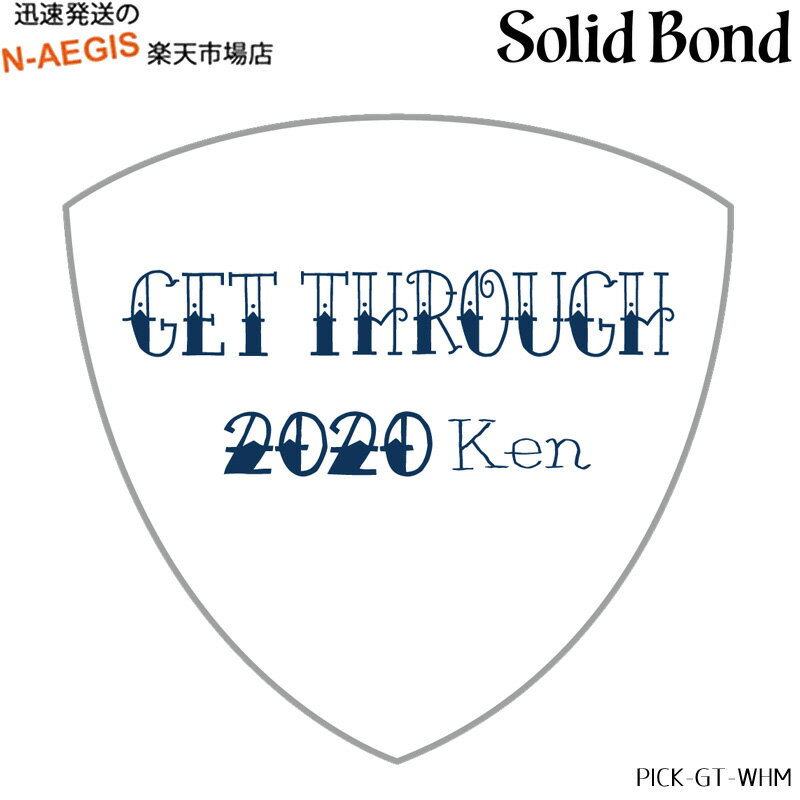  ͥ㡼ԥå ȥ饤󥰥 ۥ磻 ߥǥ ken yokoyama PICK GET THROUGH White PICK-GT-WHM ԥå襳ޥ SOLID BOND åɥܥ 襳