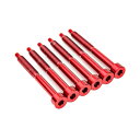 y|CgUPI429܂ŁzM^[p[c FU-Tone Titan Lock Screw Set (6)?RED