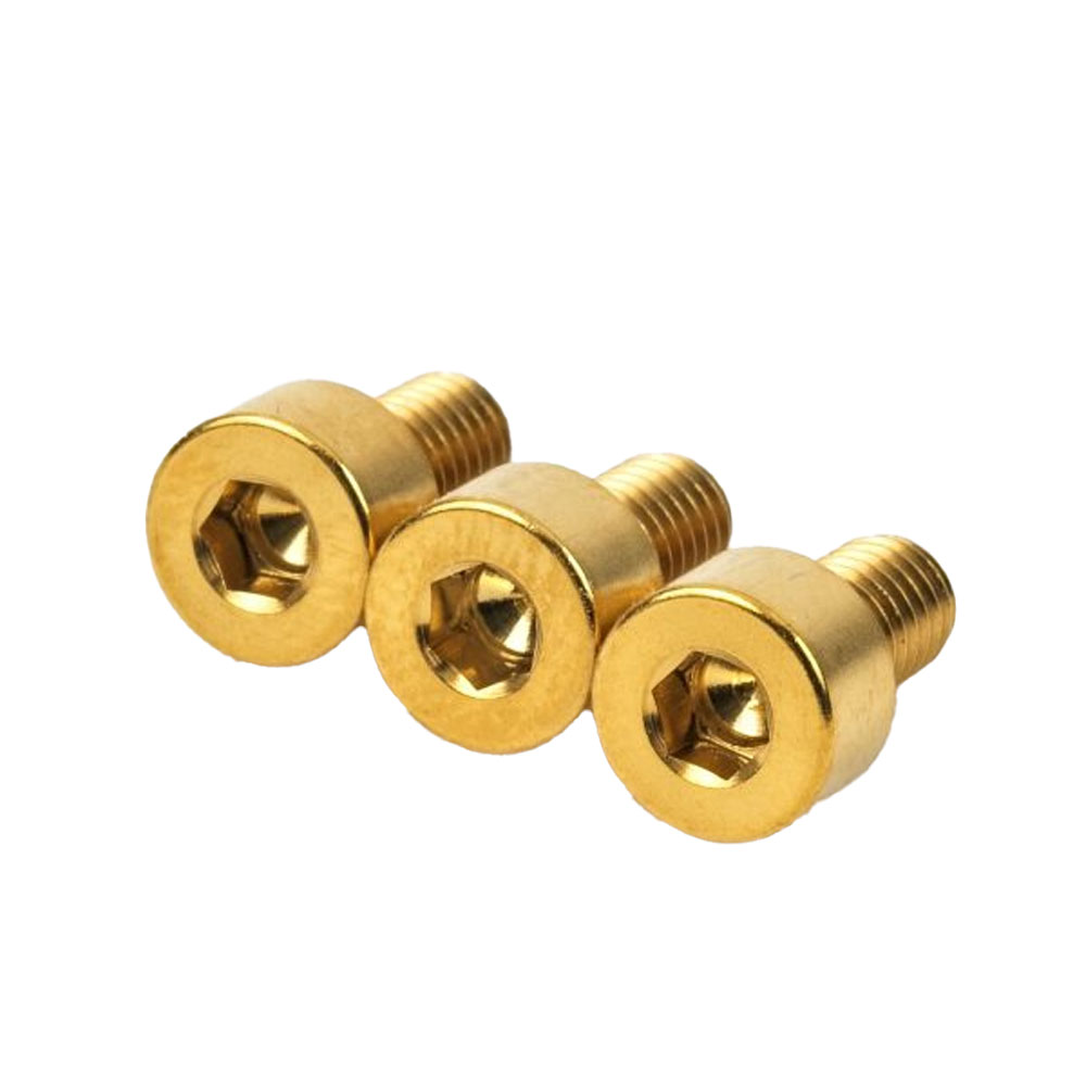 ギターパーツ FU-Tone Titan Nut Clamp Screw Set(3)-GOLD