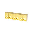 ギターパーツ FU-Tone Naval Brass String Lock Insert Set (6)