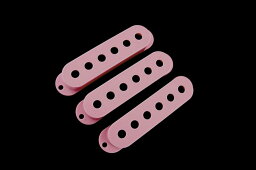 オールパーツ ALLPARTS PC-0406-021 Set of 3 Bubblegum Pink Pickup Covers for Stratocaster☆オールパーツ ALLPARTS 8218☆シングルコイル・ピックアップ・カバーセット ピンク 3個セット