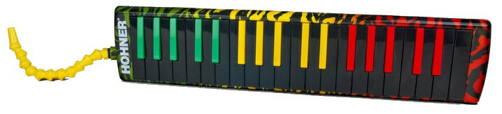 鍵盤ハーモニカ Hohner/ホーナー AIRBOARD RASTA 37 メロディカ ラスタカラー ジャマイカ柄