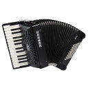 HOHNER クロマチック アコーディオン Bravo II 48 BLK 小さくて初心者向け