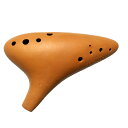 ラッピング無料♪ ティアーモ オカリナ バスC調 素焼き ナチュラル NT T-BC TiAmo Ocarina