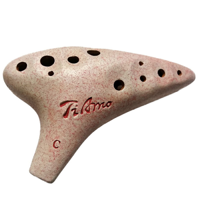 ラッピング無料♪ ティアーモ オカリナ ニュースタンダード アルトC調 ピンク T-NACPK TiAmo Ocarina