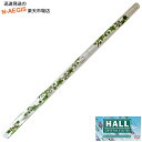 【ポイント10倍!期間限定!】HALL CRYSTAL Flute Eb Flute Offset Ivy クリスタルフルート Eb管 全長523mm
