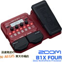 いいね!(オマケ付)ZOOM ベースマルチエフェクター B1X FOUR ペダル付き フェンダーピック プレゼント♪【zoomfend】【RCP】