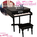 シェーンハット 30鍵盤 ミニグランドピアノ（椅子付） ブラック 30-Key Black Classic Baby Grand Piano and Bench 309B Schoenhutトイピアノ クリスマスプレゼント、お誕生日プレゼントに♪男の子向け 女の子向け おもちゃ【RCP】