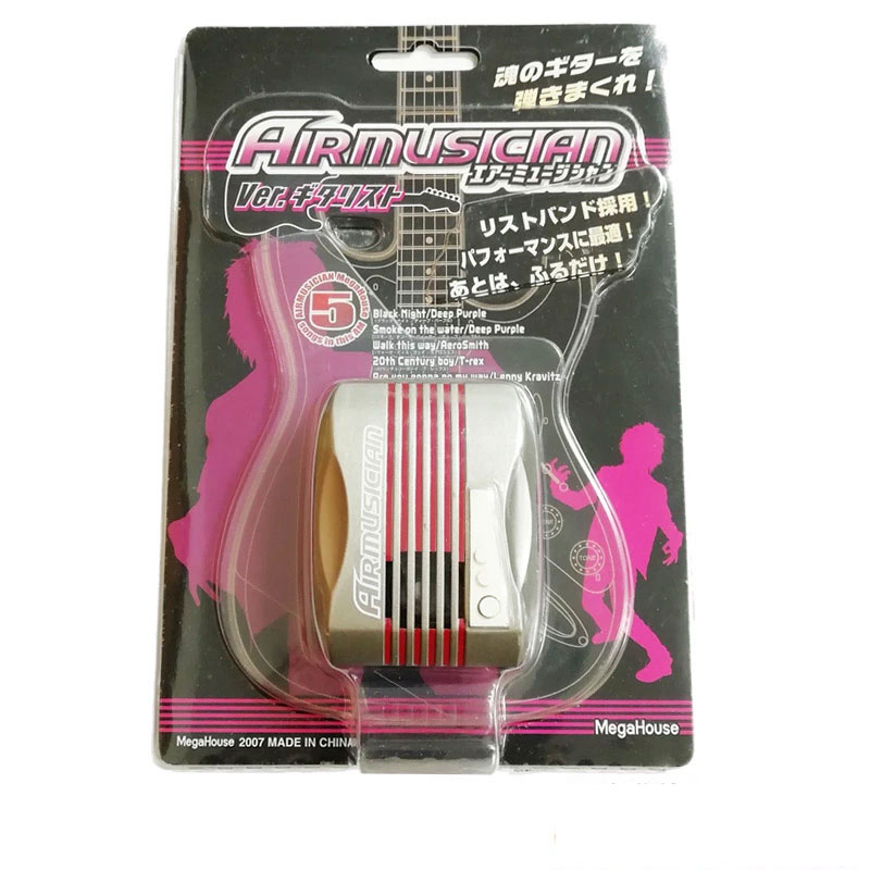 エアーギター AIRMUSICIAN Ver.ギタリスト ライトガンメタル エアーミュージシャン リストバンド型 エアギター 年末年始のイベントに 楽器のおもちゃ spsale09