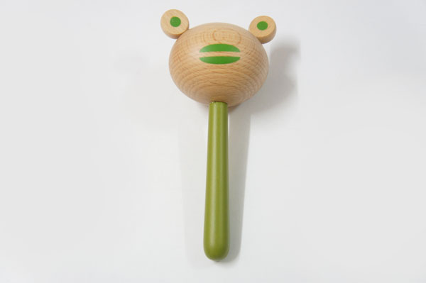 【ポイント5倍☆ブラックフライデー期間限定】Rhythm poco/リズムポコ RP-120/FG カエルラトル ガラガラ シェーカー【楽ギフ_包装選択】【楽ギ...