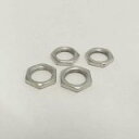 SCUD スカッド パーツ EXNI-PJC:クローム / ポット/ジャック用ナット、インチサイズ、4pcs 【送料無料】【smtb-KD】【RCP】