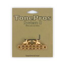 TonePros ブリッジ TP6-G ゴールド TonePros Standard Tuneomatic (small posts, un-notched saddles)【smtb-KD】