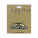 【ポイント5倍!サマーセール】TonePros ブリッジ TP6-N ニッケル TonePros Standard Tuneomatic (small posts, un-notched saddles)【smtb-KD】