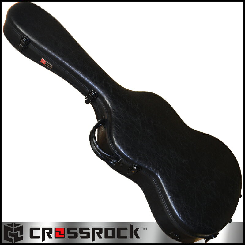 【ポイント5倍☆ブラックフライデー期間限定】エレキギターケース CROSSROCK CRF1000E BKL Electric Limited Black Leather☆クロスロック ブラック