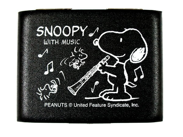 SNOOPY BAND COLLECTION SCL05/SCL-05 ブラック B♭クラリネット用リードケース