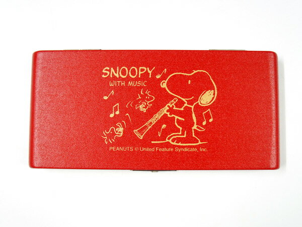 SNOOPY BAND COLLECTION SCL10R/SCL-10R レッド B♭クラリネット用リードケース 10枚収納可能 スヌーピー バンド コレクション【P2】