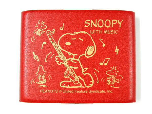 SNOOPY BAND COLLECTION SBC05R/SBC-05R レッド バスクラリネット用リードケース