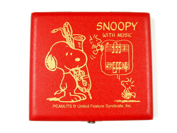 【期間限定 店内商品ポイントUP！】SNOOPY BAND COLLECTION SBS05R/SBS-05R レッド バリトンサックス用リードケース 5枚収納可能 スヌーピー バンド コレクション【P2】