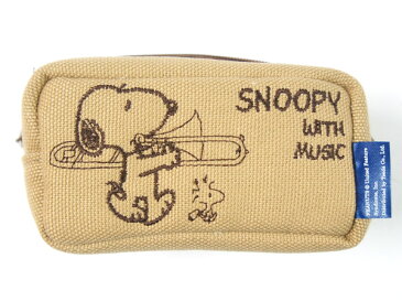 在庫あり即日出荷！トロンボーン用マウスピースポーチ 2本収納可能 スヌーピー SNOOPY BAND COLLECTION SMPTBBG/SMP-TBBG スヌーピー・バンド・コレクション【RCP】【P2】