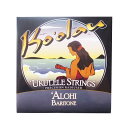 Ko'olau UKULELE STRINGS'ALOHIシリーズ　バリトンウクレレ用セット弦　'ALOHI BARITONEJAN:4991966130381商品コード:713038ハワイ・オアフ島のウクレレブランド【Ko'olau(コオラウ)】のウクレレ用セット弦です。■'ALOHI(アロヒ)シリーズハワイ語で「輝き」を意味する'ALOHI。光がキラキラ輝くかのような明るく心地よい音色が響きます。高密度の単繊維弦は、ナイロンに似たスムースな感触と明るいトーンが特徴です。■仕様　バリトンウクレレ用1弦：E PLAIN2弦：B PLAIN3弦：G WOUND4弦：D WOUND