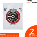 【10日までポイントUP】1セットあたり2,100円!Martin アコギ弦 Lifespan 2.0 Bronze MA-150T×2セット 13-56 Medium【P2】