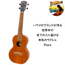 【ポイント5倍!サマーセール】PONO UKULELE ポノ コンサートウクレレ マホガニー カレレシリーズ Kalele Series Concert MC-K Solid Mahogany uk5p