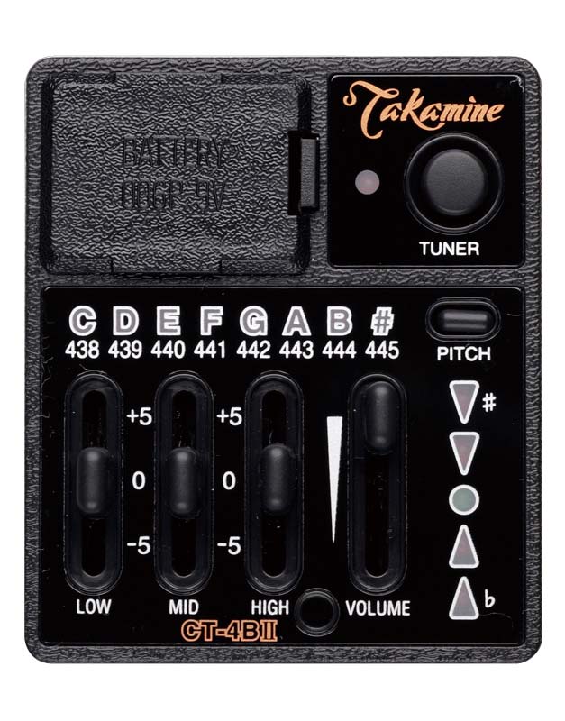 TAKAMINE(高峰ギター)プリアンプ CT-4BII(PTU) プロユースに対応するサウンドクオリティー Preampシリーズ／タカミネ／高峰楽器
