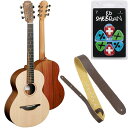 ピック&レザーストラップ付 Sheeran BY Lowden ピックアップ付アコースティックギター W-02 スプルース&ローズウッド エドシーラン