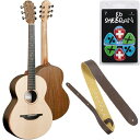 ピック&レザーストラップ付 Sheeran BY Lowden ピックアップ付アコースティックギター W-04 スプルース&ウォルナット エドシーラン