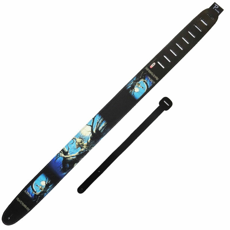 【ポイント5倍☆ブラックフライデー期間限定】ギターストラップ Perris P25INM-1336 2.5inch Leather STRAP IRON MAIDEN/ペリーズ 2.5インチ レザーストラップ アイアン メイデン アルバム フィア・オブ・ザ・ダーク 柄ストラップ FEAR OF THE DARK フィアオブザダーク