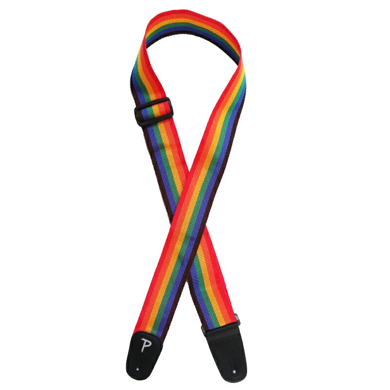 Perris NWS20I-1816 2inch POLY PRO STRAP RAINBOW/ペリーズ ギターストラップ 2インチ ポリープロストラップ レインボー