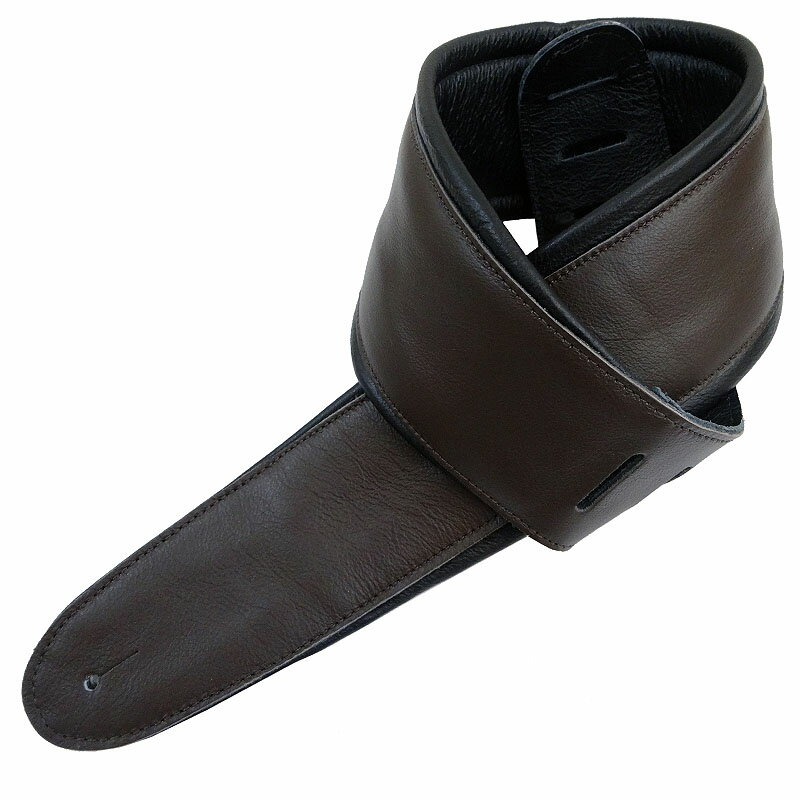 【ポイント5倍☆ブラックフライデー期間限定】ギターストラップ ギター用ストラップ Perris Perri's AP01-2133 2.5inch LEATHER PADDED BRN