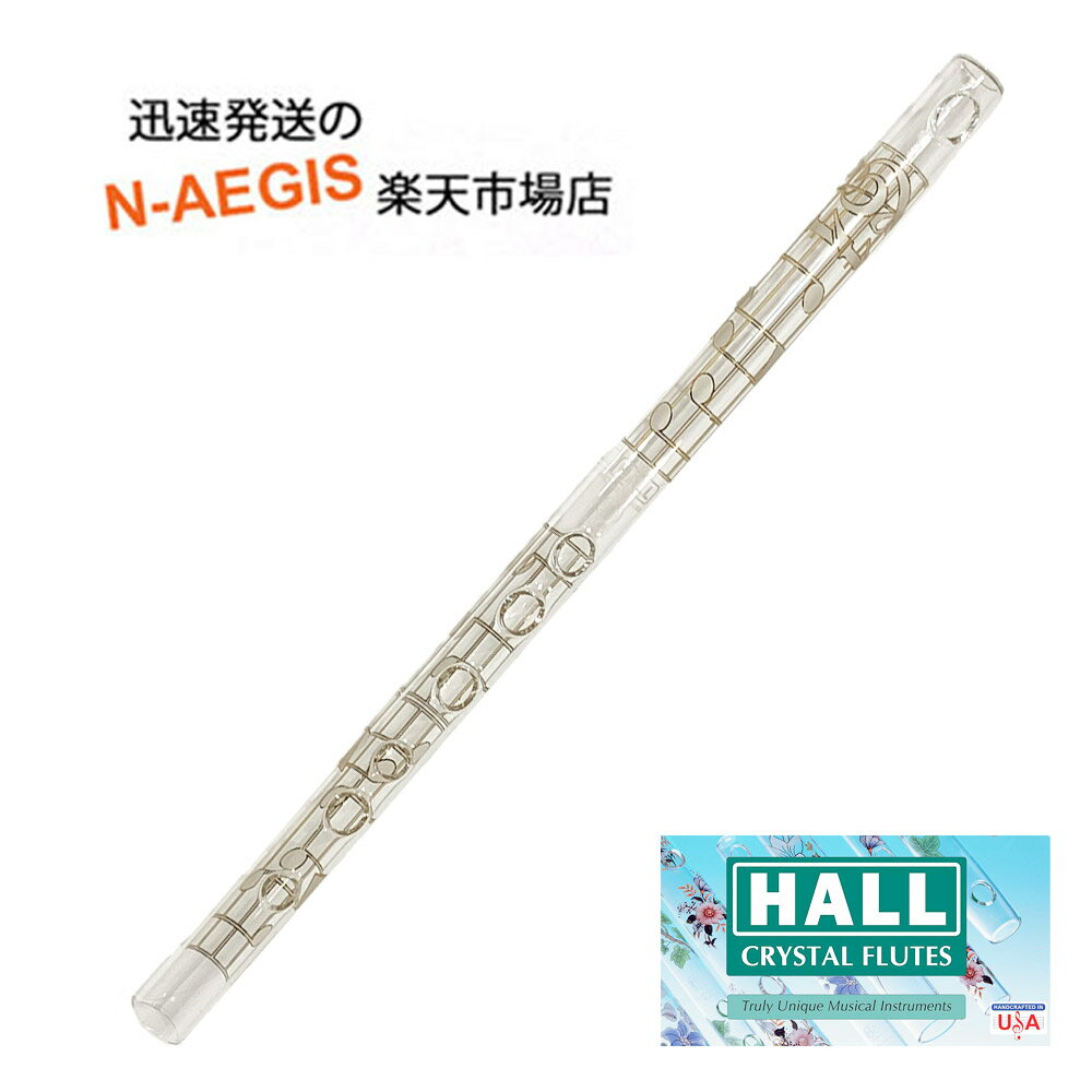 クリスタルピッコロ D管 HALL CRYSTAL Piccolo D Melody クリスタルフルート 全長282mm 【P5】