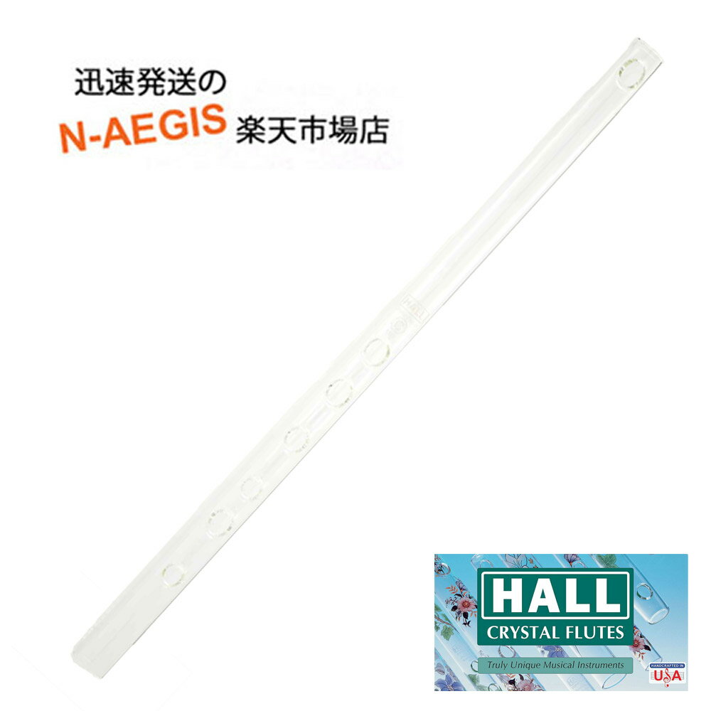 クリスタルピッコロ C管 HALL CRYSTAL Piccolo C Clear クリスタルフルート 全長317mm 【P5】