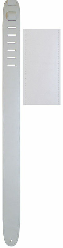 【ポイント5倍☆ブラックフライデー期間限定】ギターストラップ ギター用ストラップ Perris Perri's P25-182 2.5inch BASIC LEATHER WHITE
