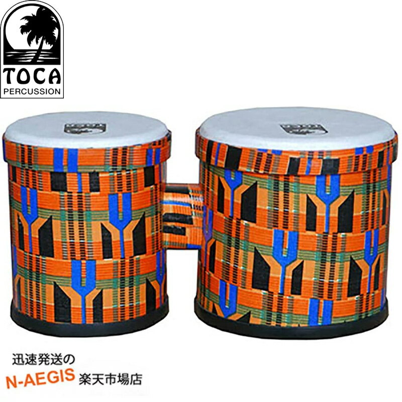 【期間限定 店内商品ポイントUP！】TOCA Freestyle Bongo TF2B-K Kente トカ フリースタイル 5 6 のヘッド ボンゴ