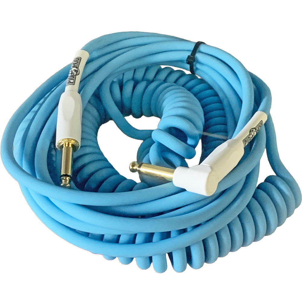 耐久性の高い8mmPVC ジャケットを使用のカールコード クリアなサウンドと高い信頼性はプレイヤーのベストパフォーマンスをサポート。 長めに確保されたストレートエンド部分は、 ギターのストラップ部分に巻き付けることを想定しており接続機材への干渉を軽減するギターケーブル。 ※掲載画像はサンプルです。