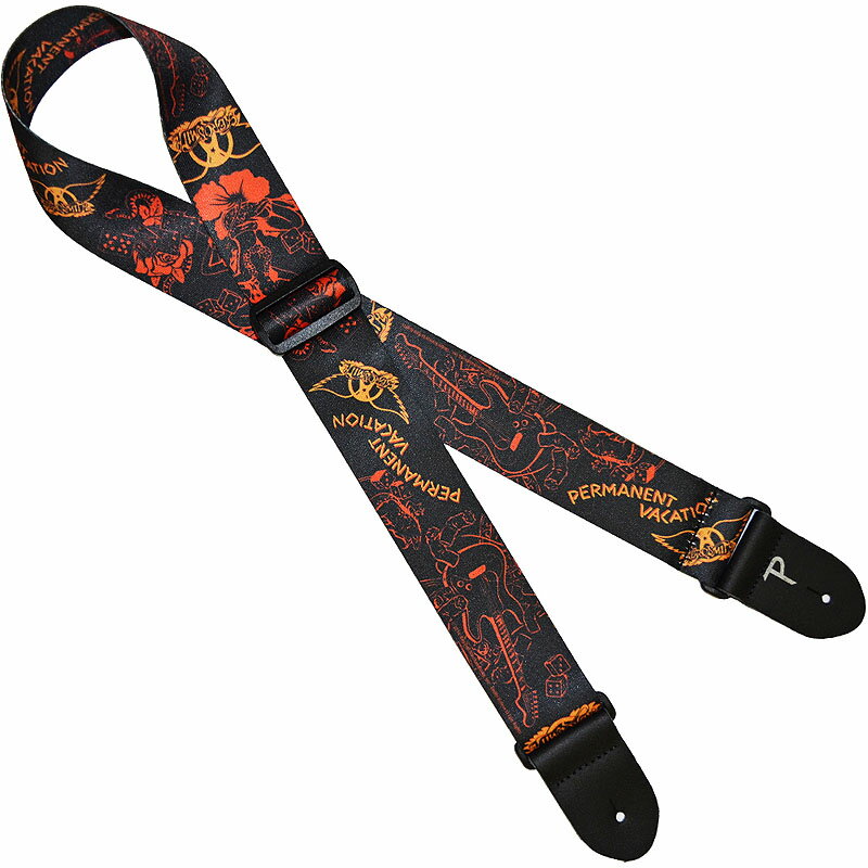 Perri's/ペリーズ ギターストラップ 2インチ・ポリ製 エアロスミス LPCP-8025 2inch POLY STRAP AEROSMITH