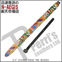 Perri's/ペリーズ P25TB-6071 ビートルズ ギターストラップ 2.5inch LEATHER STRAP THE BEATLES
