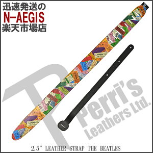 Perri's/ڥ꡼ P25TB-6071 ӡȥ륺 ȥå 2.5inch LEATHER STRAP THE BEATLES