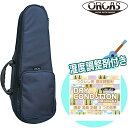 【ポイント5倍!サマーセール】【湿度調整剤付きセット】オルカス ORCAS コンサートウクレレ用セミハードケース OULC-2 NIV ネイビー