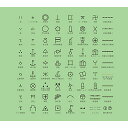 ONE'S WAY 楽器用クロス 楽しく学べるクロス 地図記号 グリーン ワンズウェイ