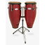 ںݥ10ܡGWٶTOCA/ȥ Toca Products Congas SYNERGY SERIES Synergy Wood Conga Set with Stand 2300RR Synergy 10+11inch w/Double Stand-Red  å Percussion ѡå 2300-RRP2