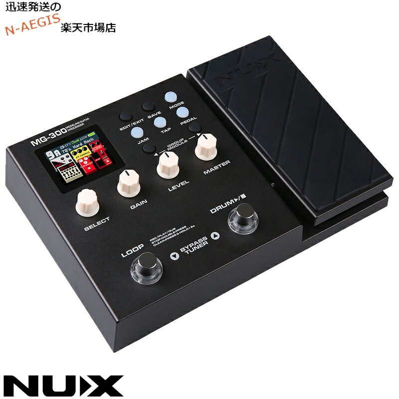 NUX MG-300 Effector Modeling Guitar Processor ニューエックス マルチエフェクター モデリングギタープロセッサー