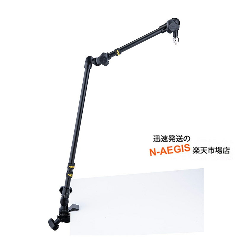 【期間限定 店内商品ポイントUP！】ハーキュレス マイク カメラアーム スタンド HERCULES DG107B Universal Podcast Mic Camera Arm Stand レコーディング 配信におすすめ