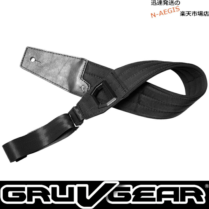 グルーブギア ギターストラップ ブラック GruvGear FBRK-BLK-S FABRK Strap